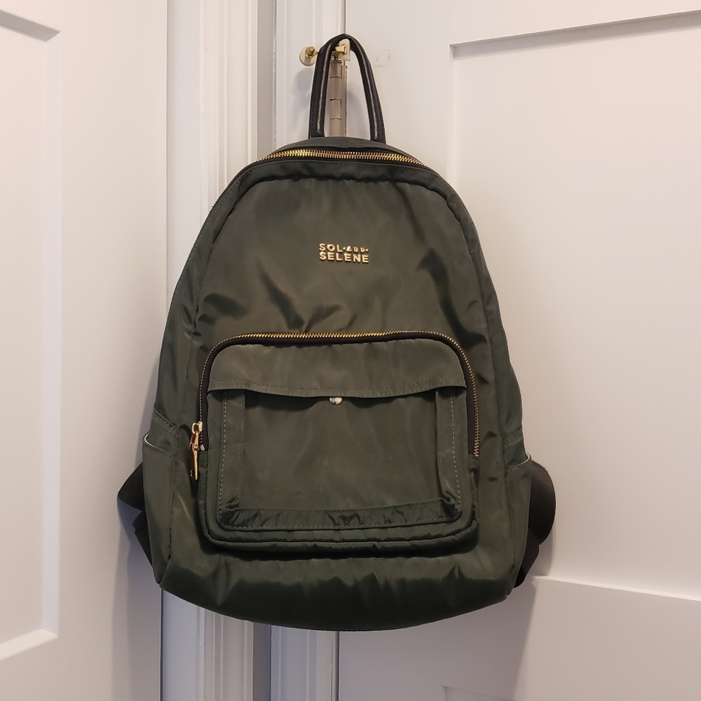 Sol and Selene Nylon Backpack Dark Green - Picture 15 of 15